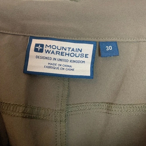 mountain warehouse men’s stride lightweight stretch short zip off  trouser Sz 30 - Picture 3 of 13